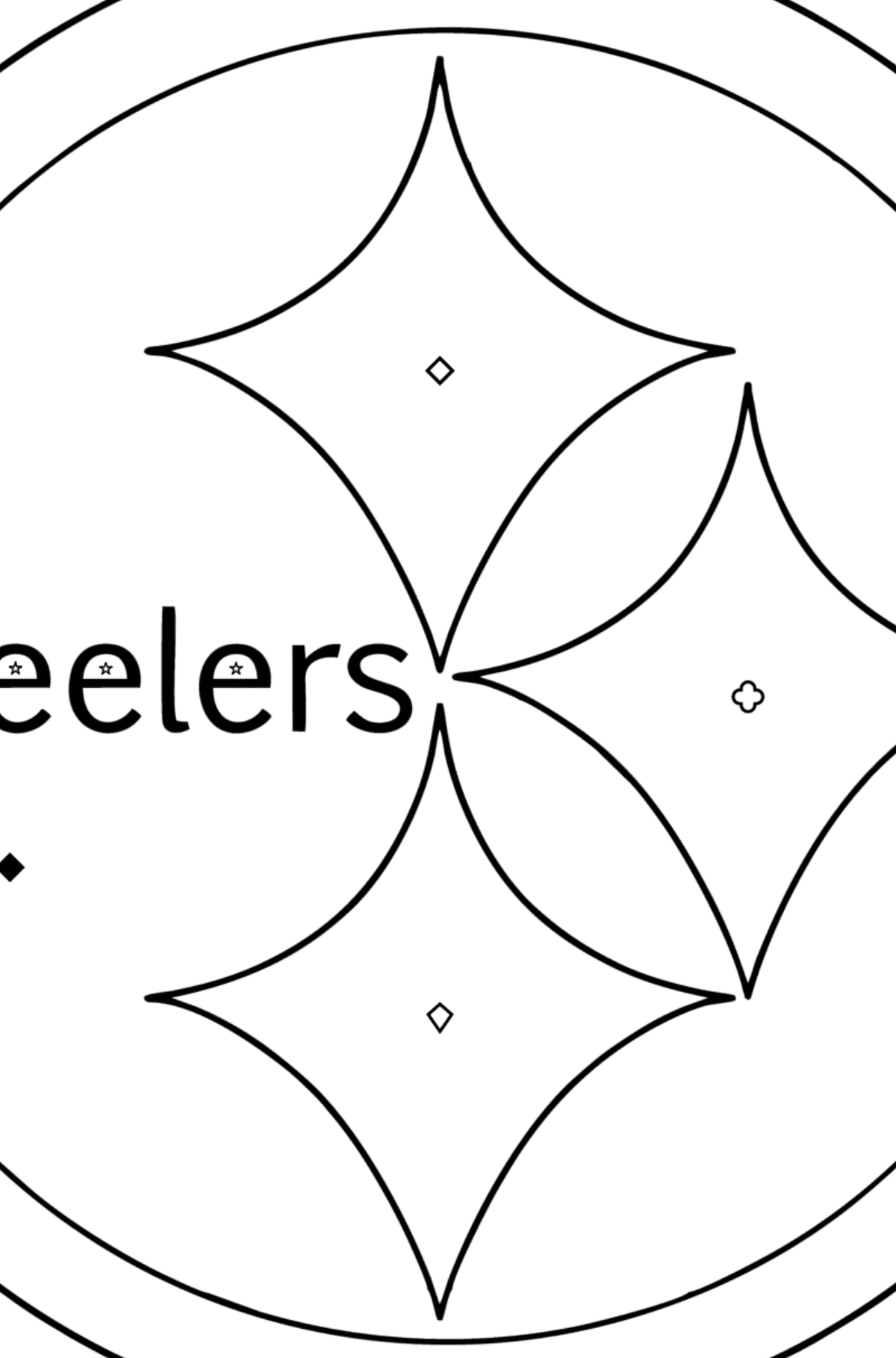 NFL Pittsburgh Steelers oloring Page Online And Print For Free 