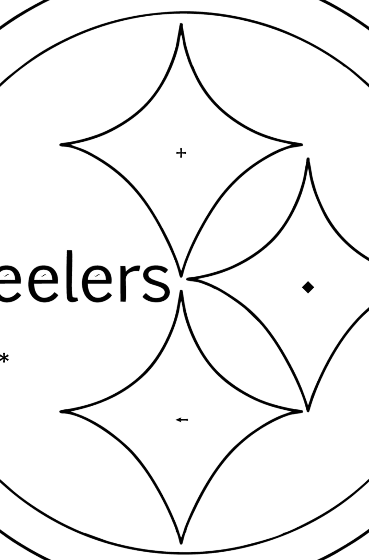 NFL Pittsburgh Steelers oloring Page Online And Print For Free 