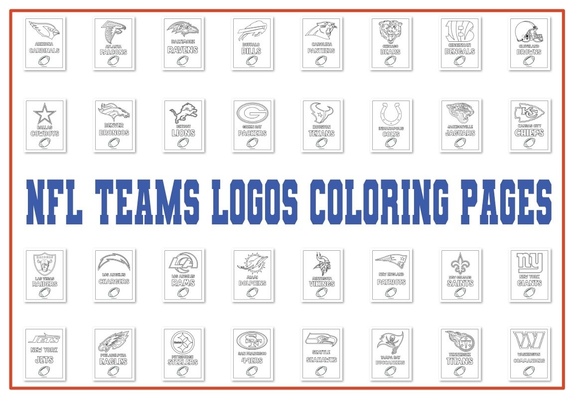 NFL Teams Free Printable