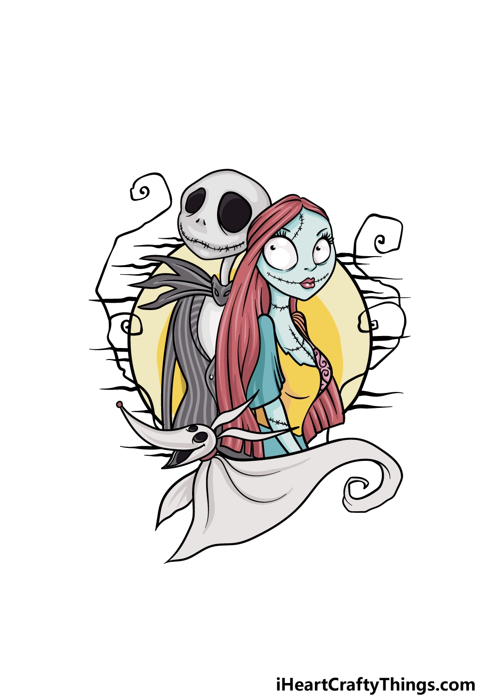 Nightmare Before Christmas Drawing How To Draw A Nightmare 