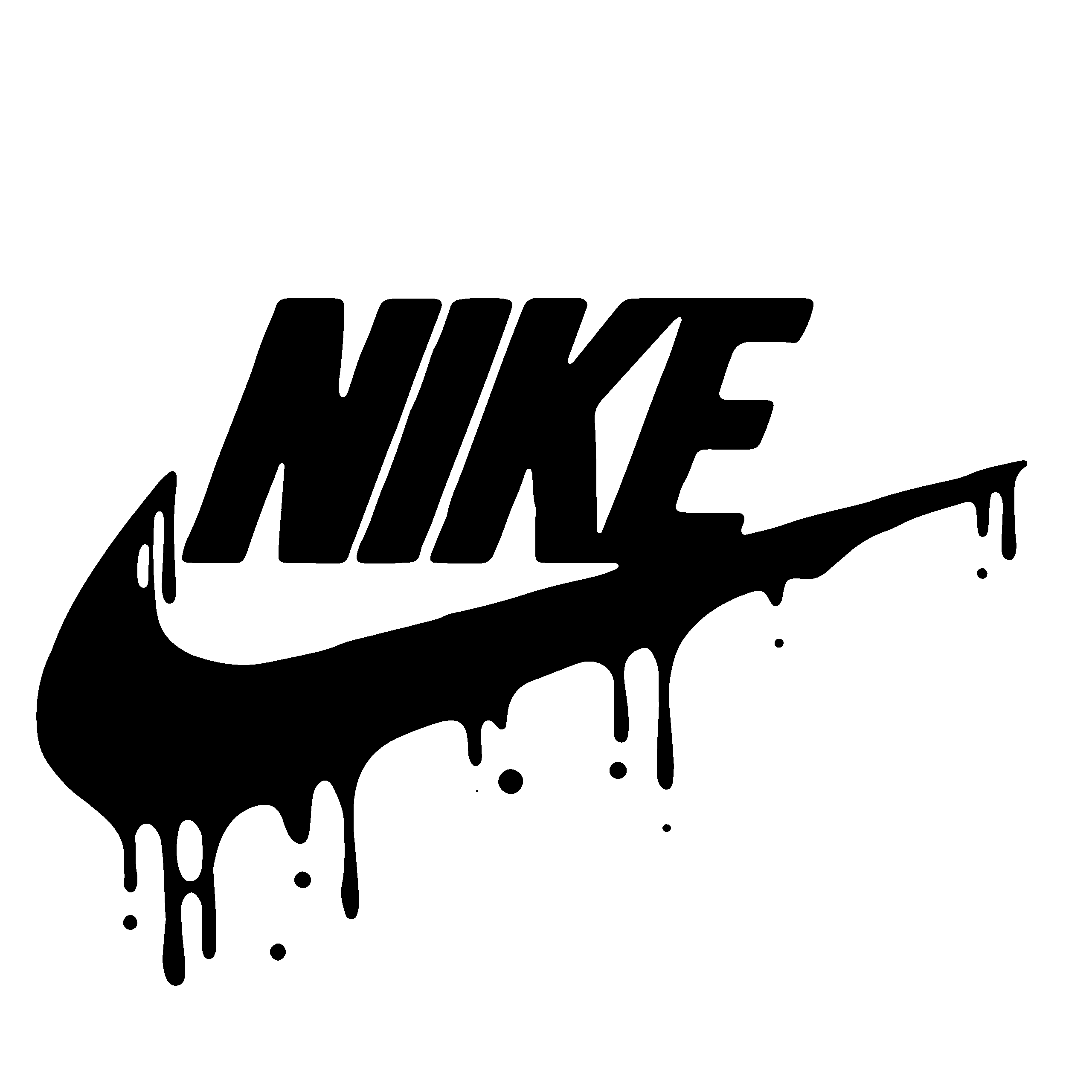 Nike Logo Dripping Svg Logo Brand Svg Dripping Nike Svg B 