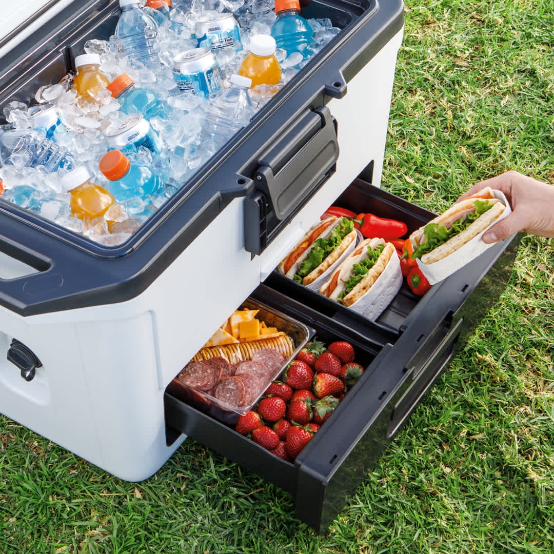 Ninja FrostVault 50qt Hard Cooler With Cold Dry Zone Lakeshore 