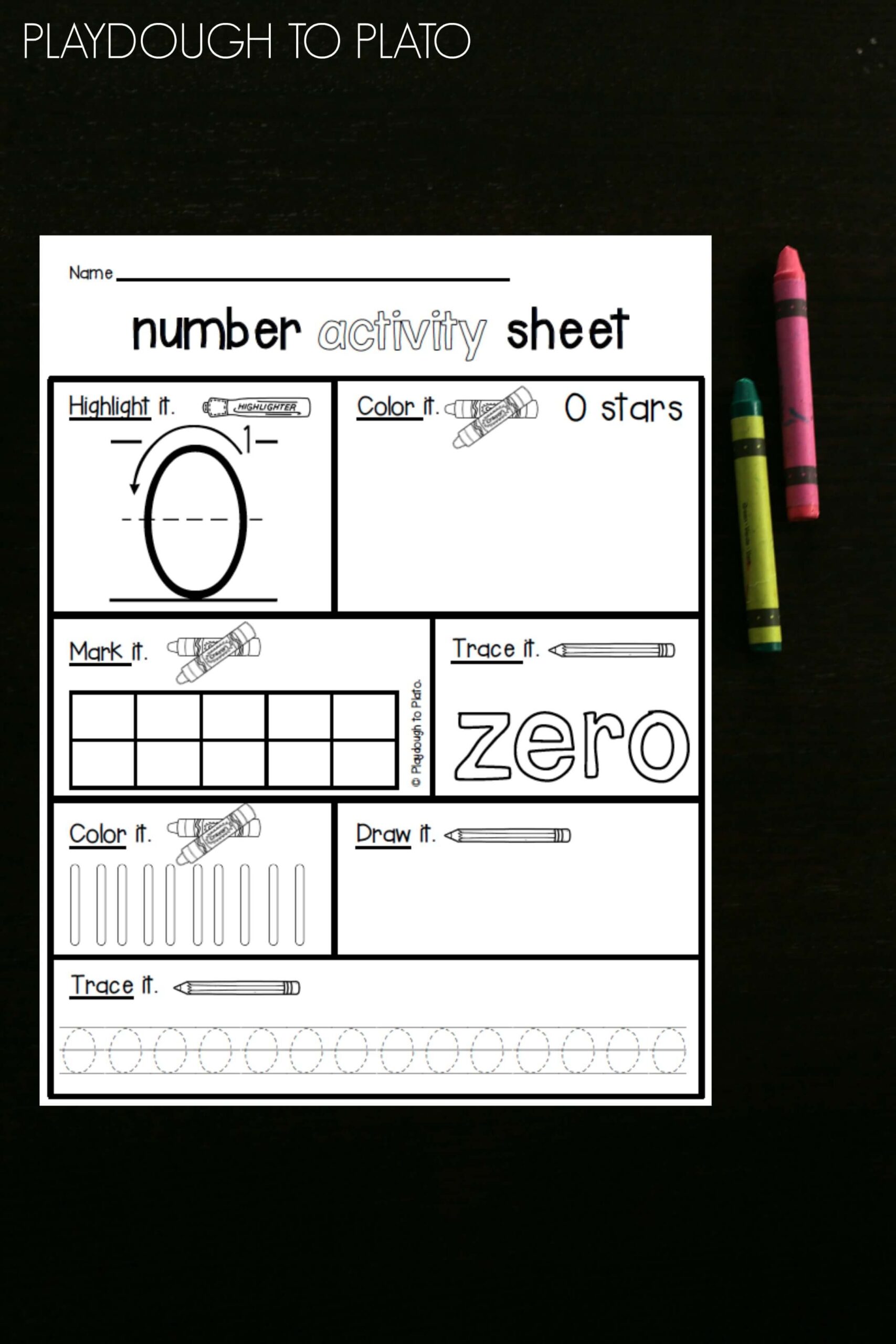 preschool math activity sheets