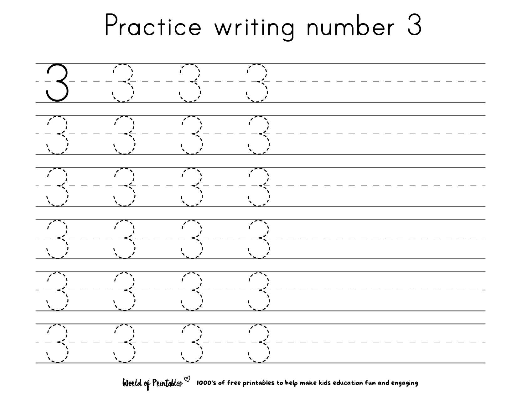 Number Tracing 1 To 10 Activities World Of Printables