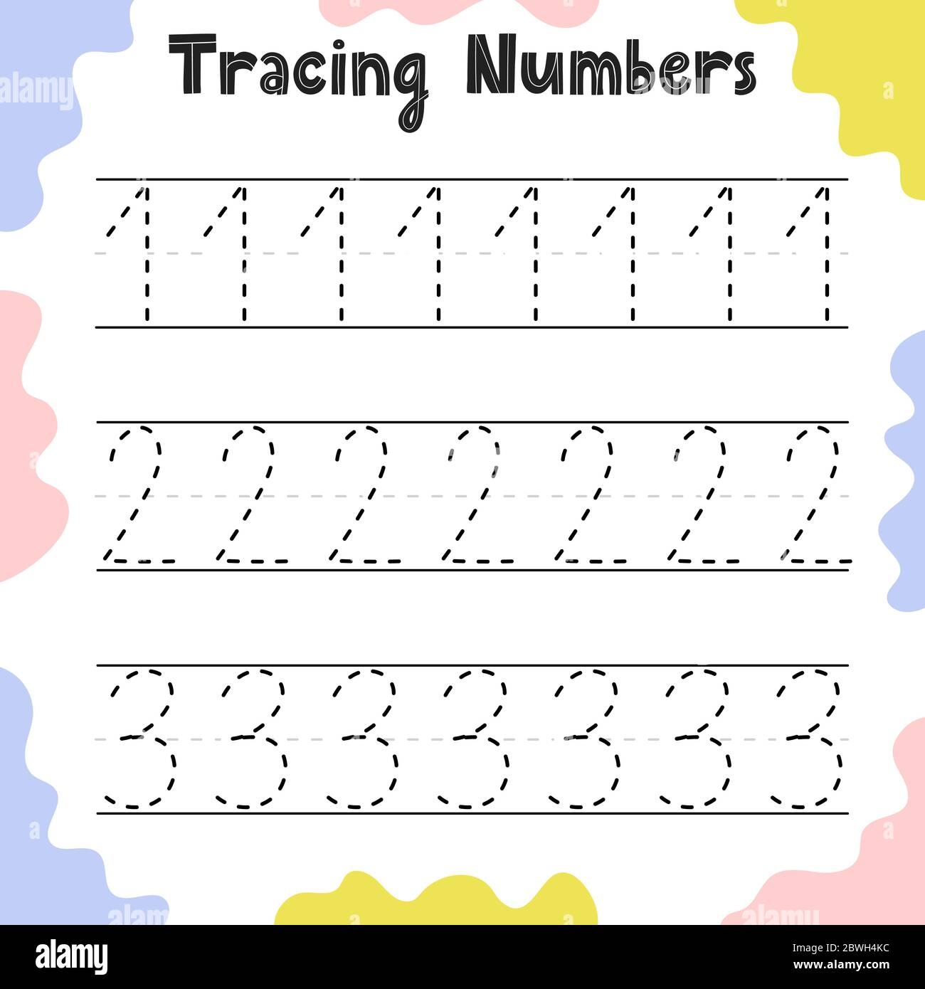 number 2 practice sheet