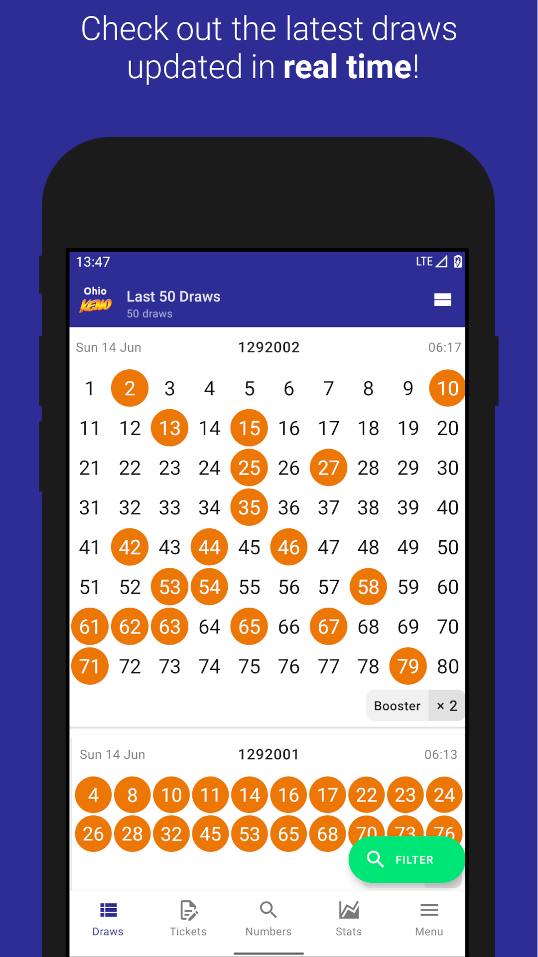 Ohio Keno Lottery Live Results U0026 Ticket Checker App On Amazon Appstore