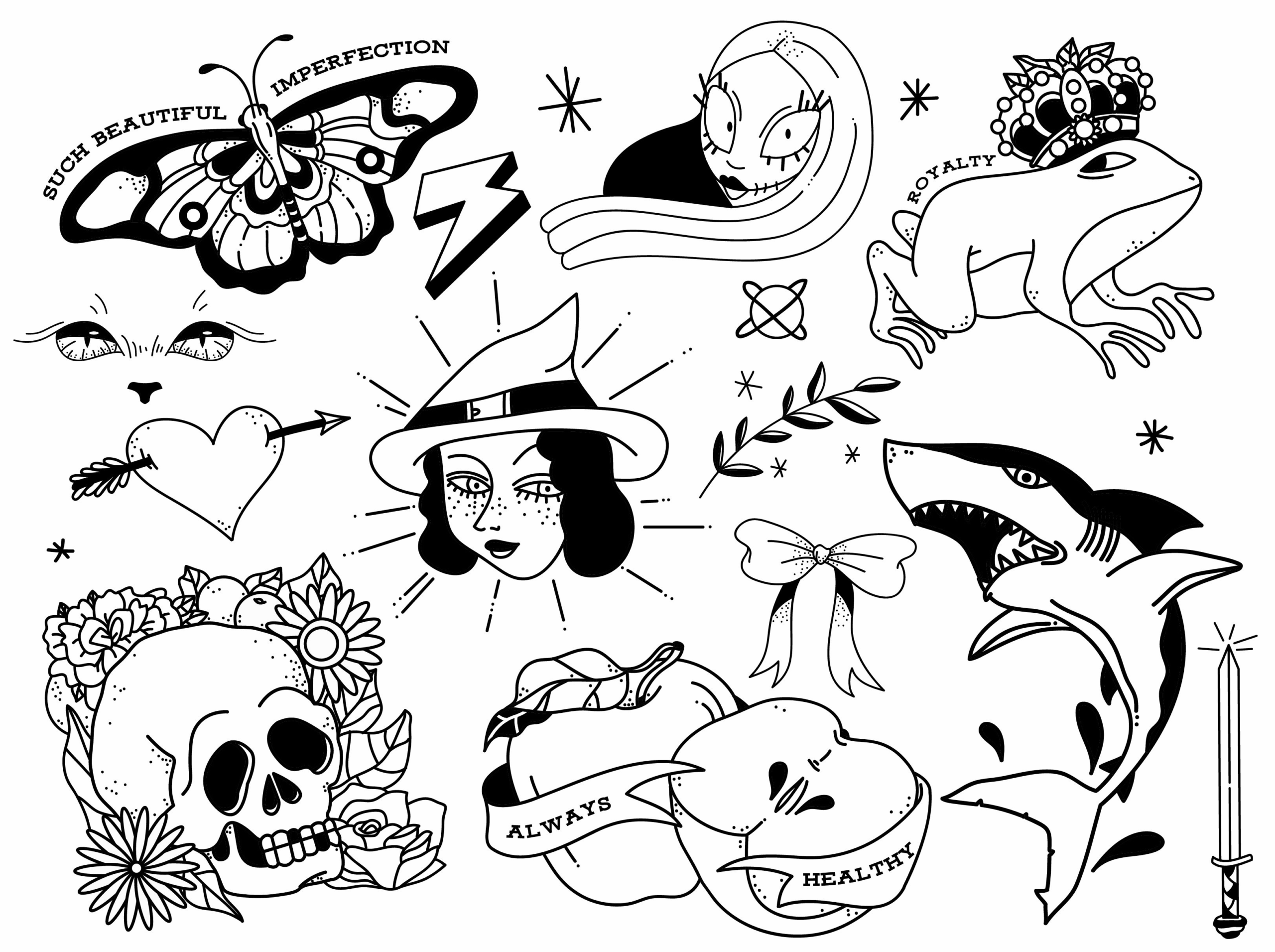 old school drawings
