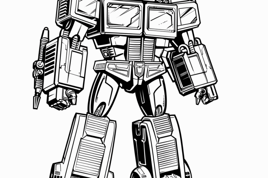 Optimus Prime Coloring Pages Free U0026 Printable