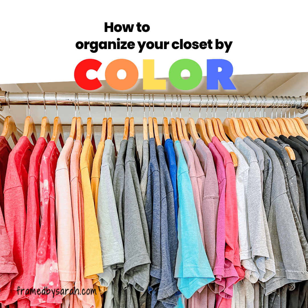Organize Your Closet By Color