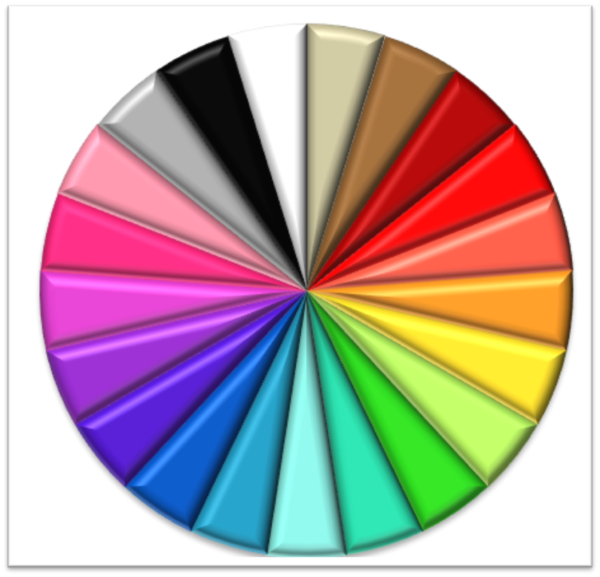 how to organize by color