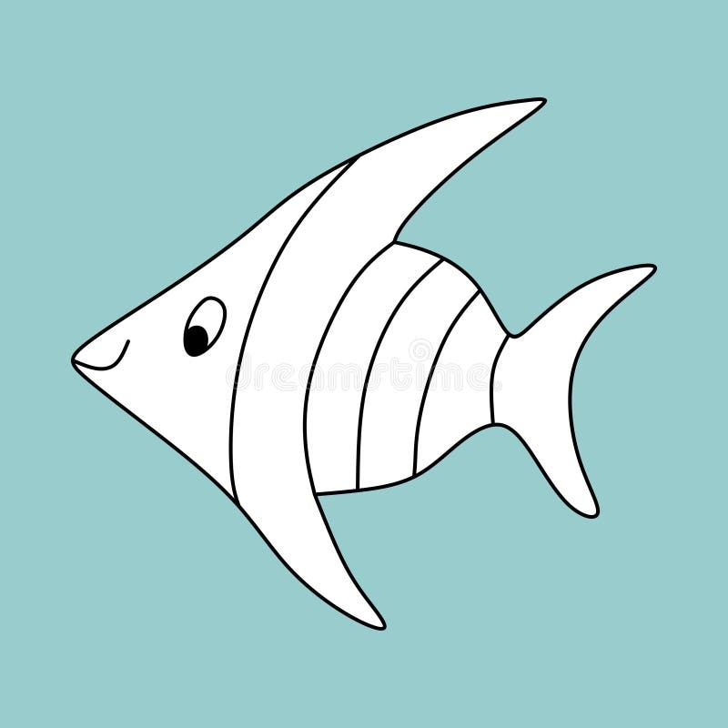 fish simple drawing