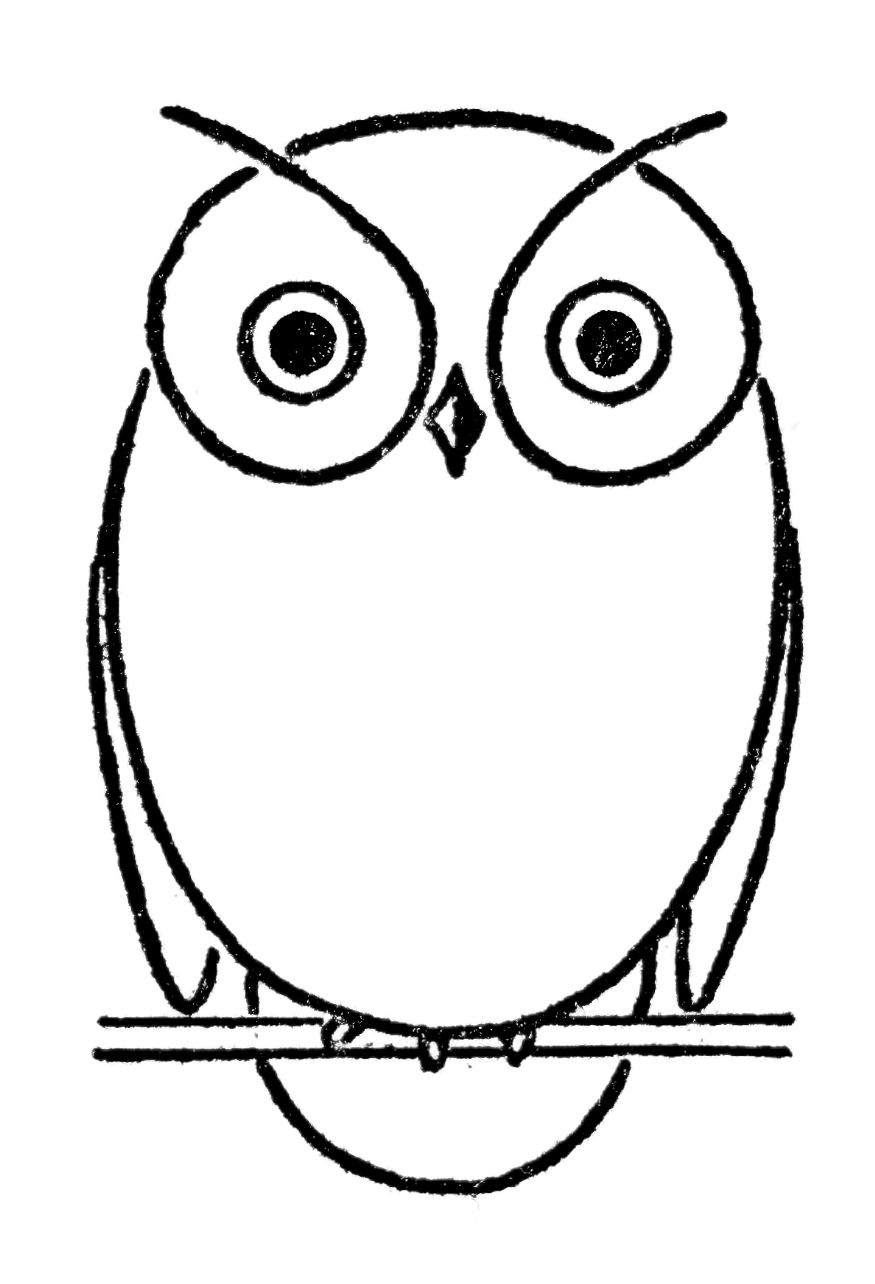 Owl Drawing Step By Step 3 Ways The Graphics Fairy