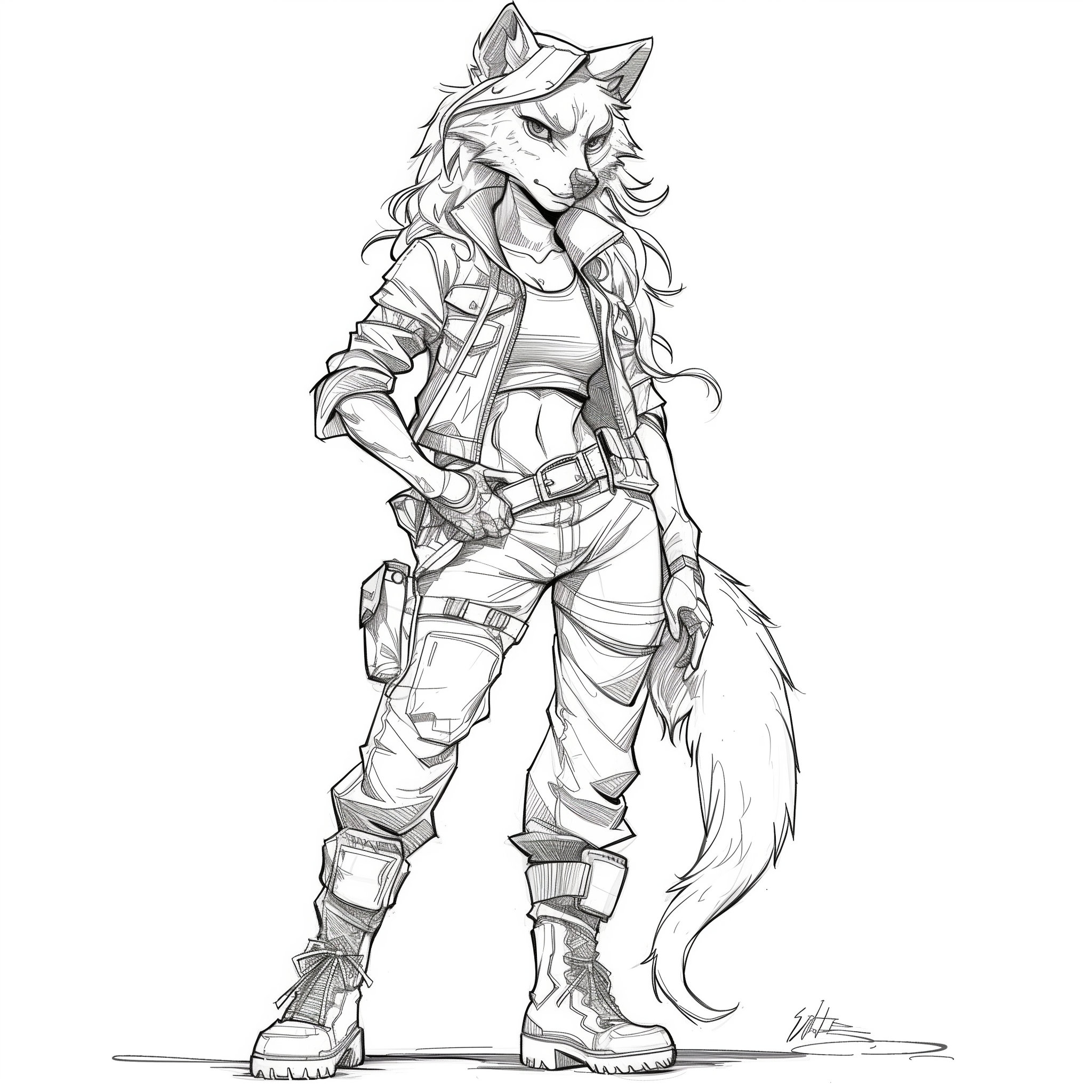 P2U Werewolf Base Werewolf Female And Male Base For Base Fills 