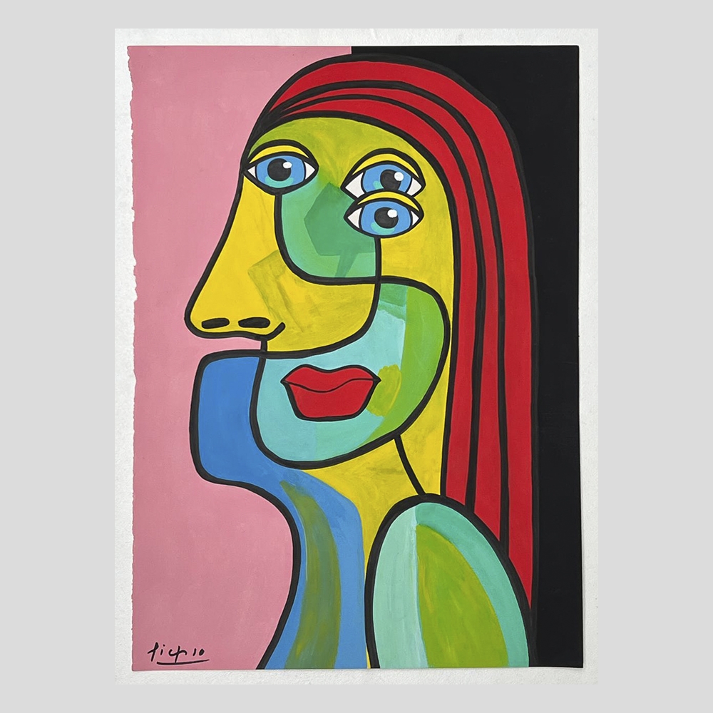 Pablo Picasso Handmade Drawing On Paper ArtMate Gallery