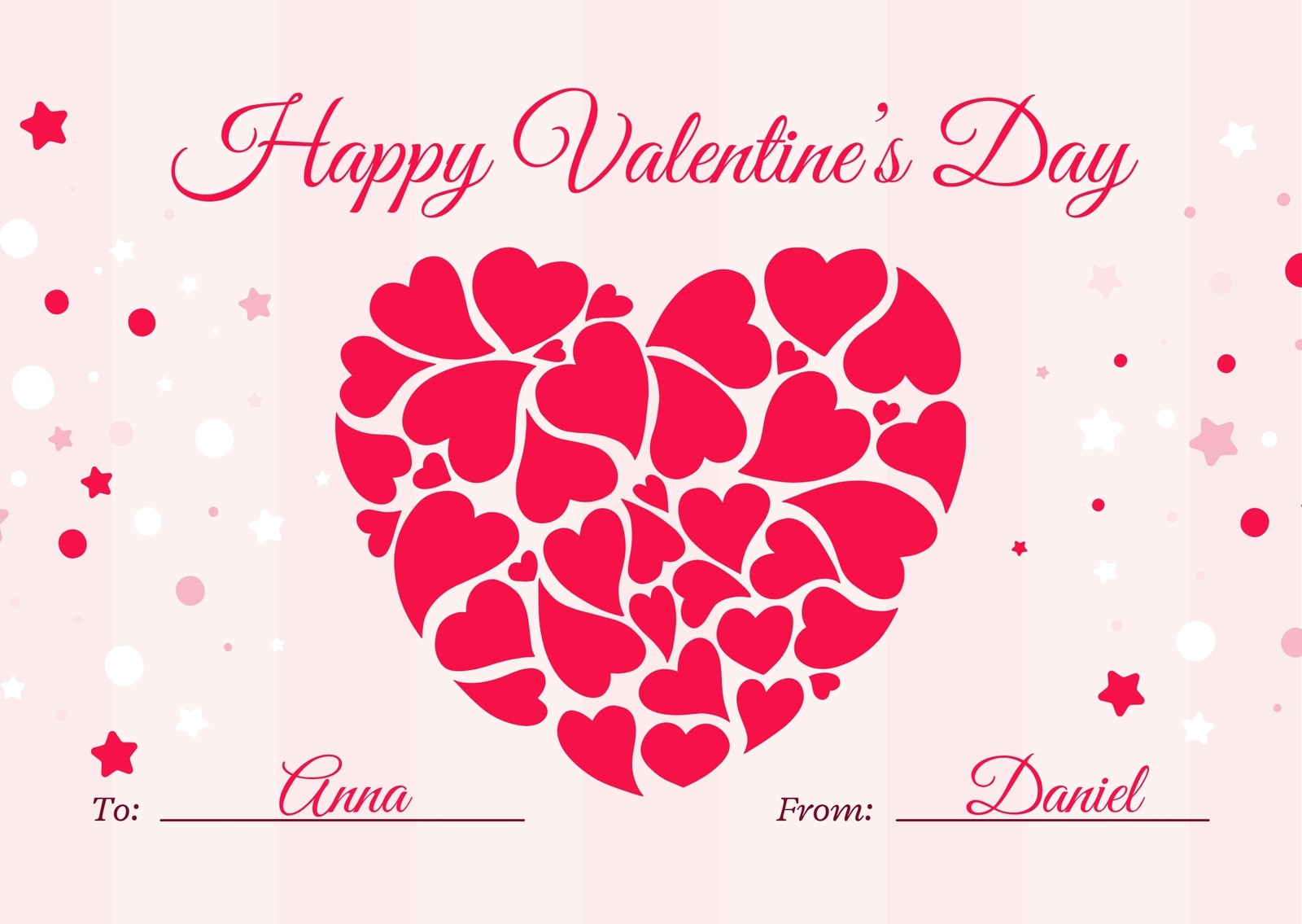 Page 8 Free Custom Printable Valentine s Day Card Templates Canva