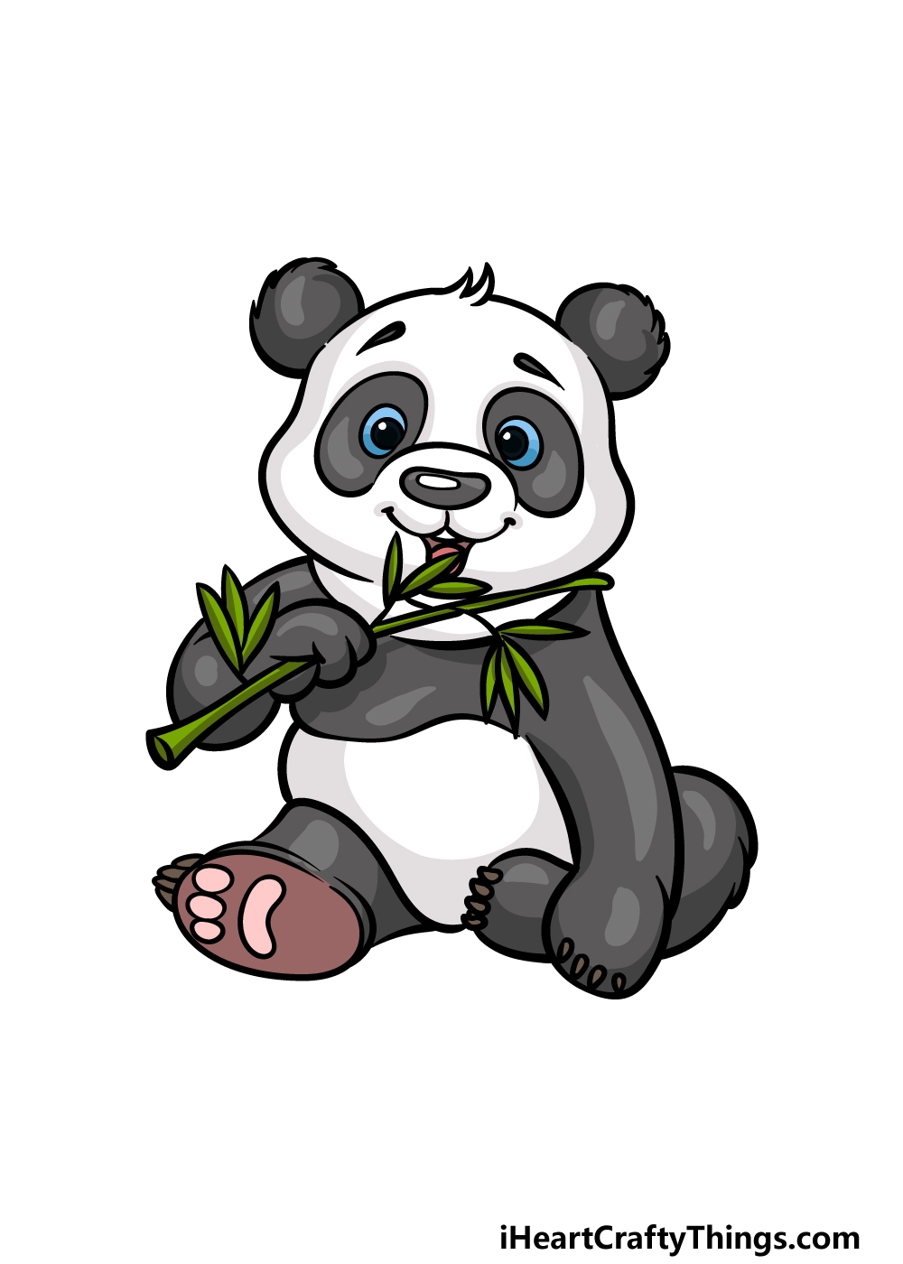 Panda Bear Drawing How To Draw Panda Bear Step By Step