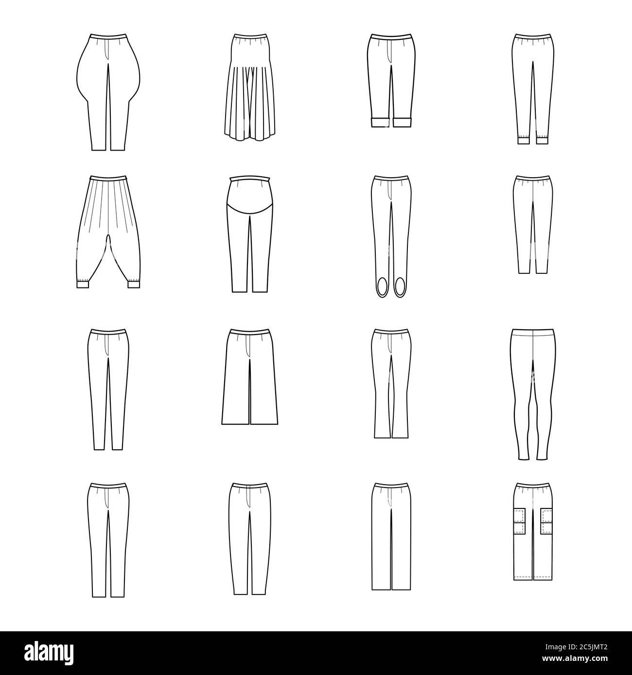pants drawing