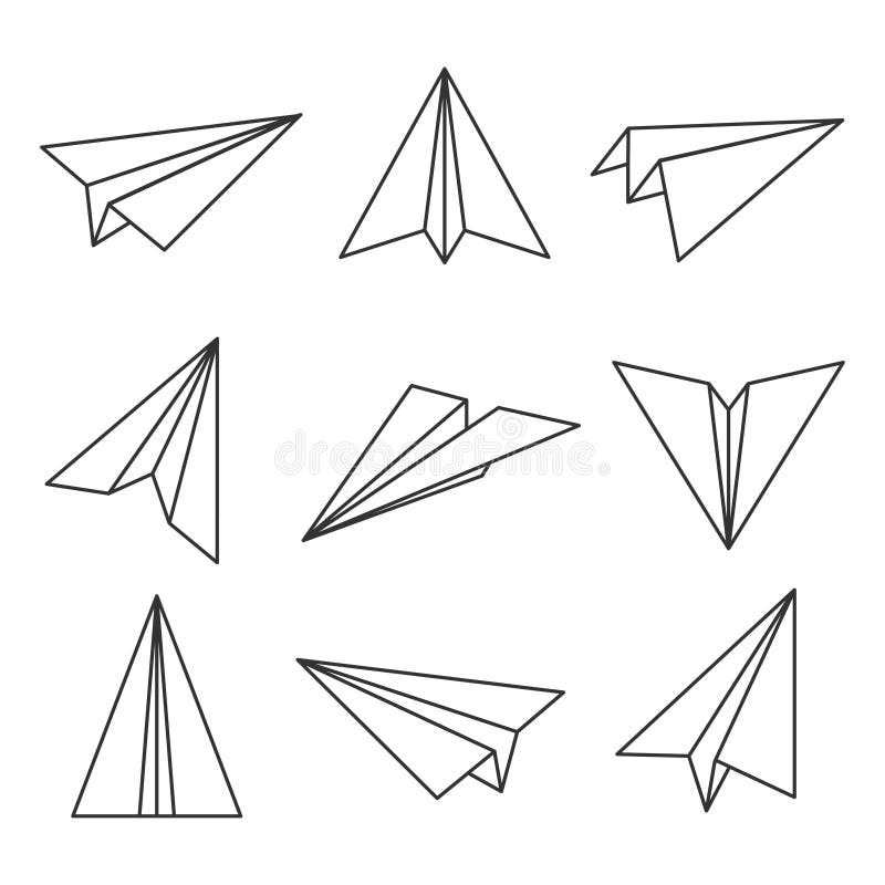 Paper Plane Stock Illustrations 63 357 Paper Plane Stock 