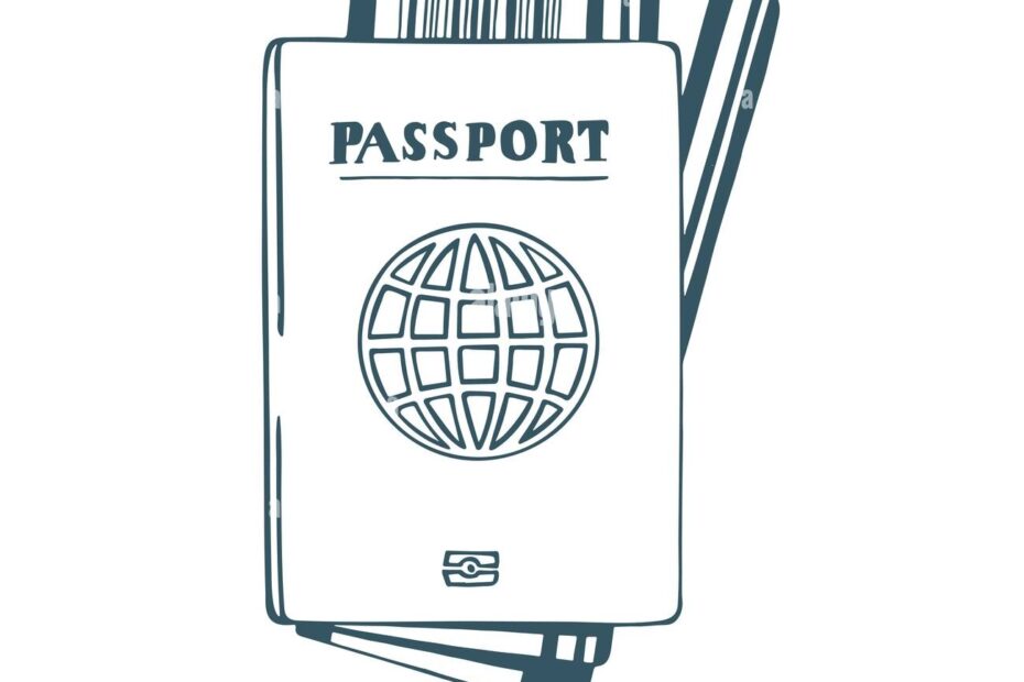 Passport Drawing Hi res Stock Photography And Images Alamy