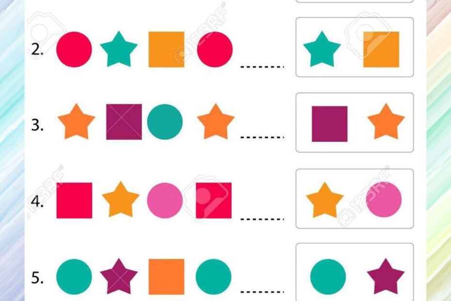Patterns Grade 1 Math Worksheets