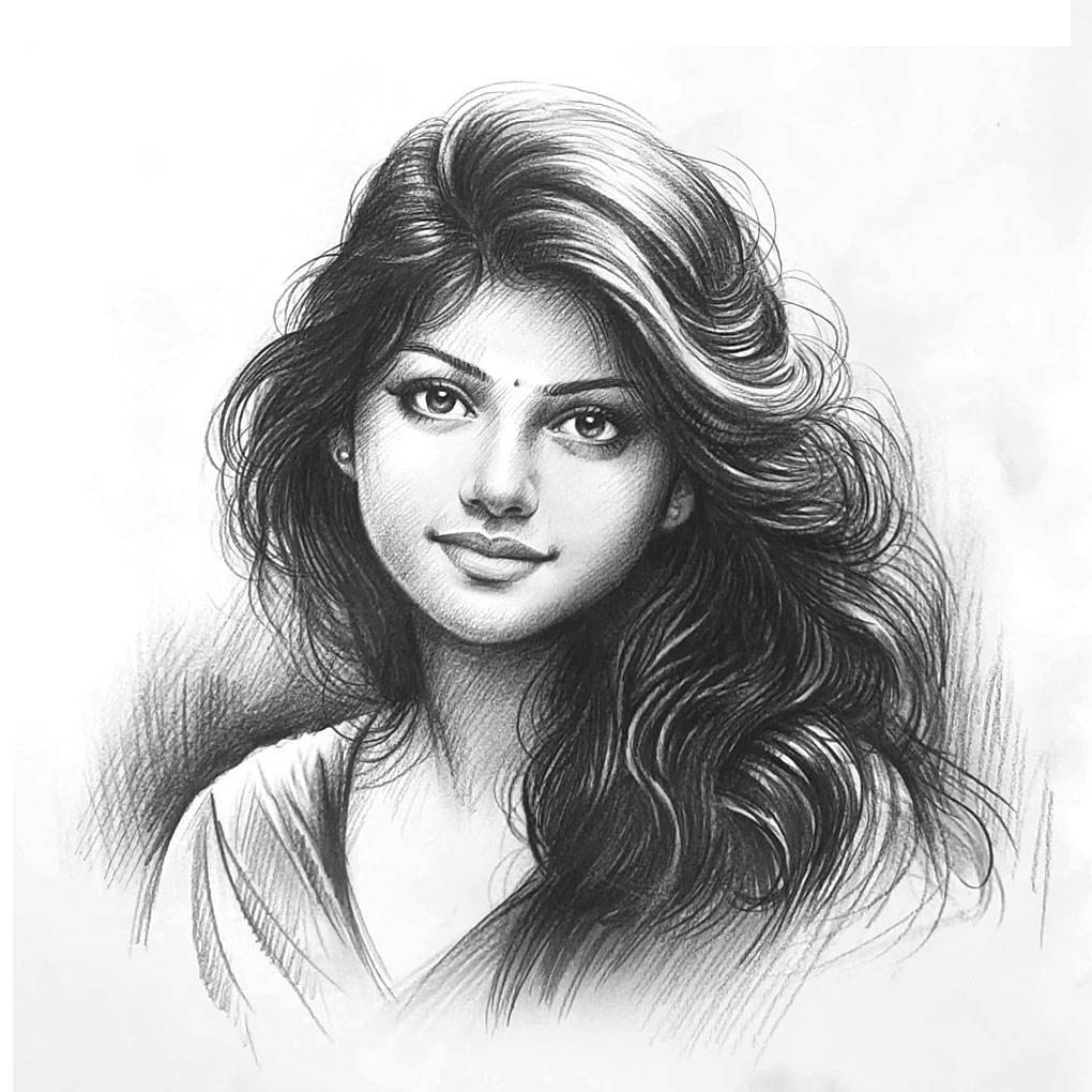 Pencil Sketch Artist In Best Pencil Shading Portrait Art 