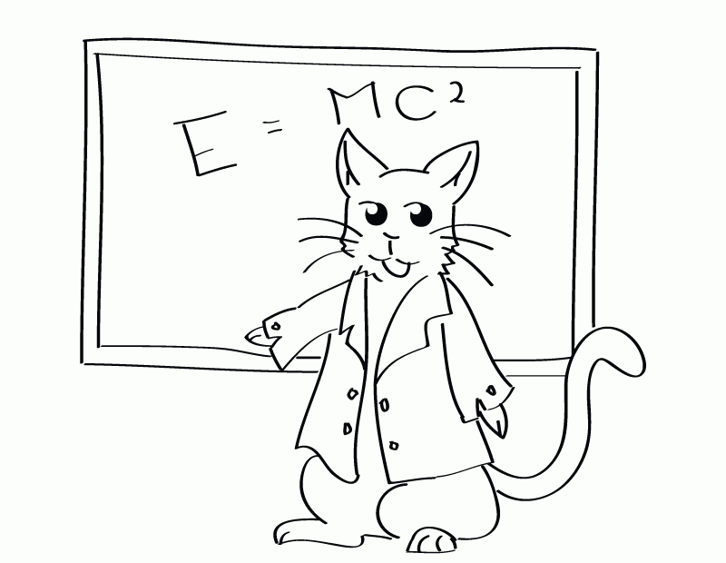 Physics Coloring Page A Free Science Coloring Printable