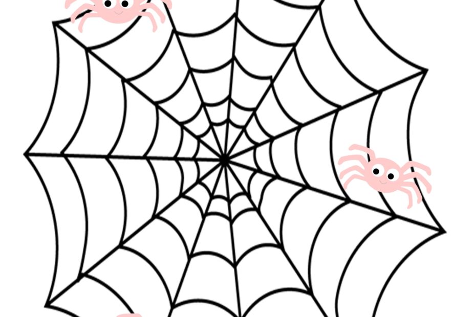 Pin The Spider On The Web Free Printable Halloween