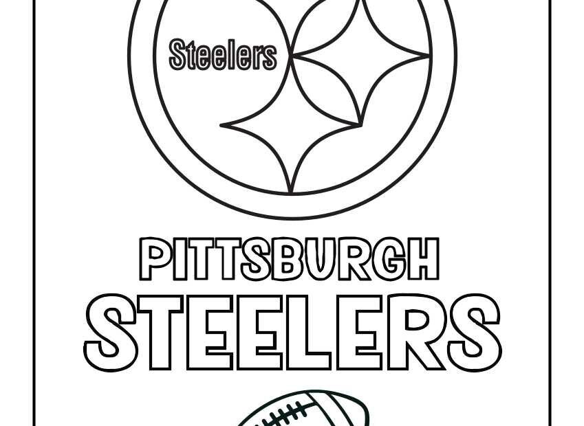 Pittsburgh Steelers Logo Coloring Page Free Printable