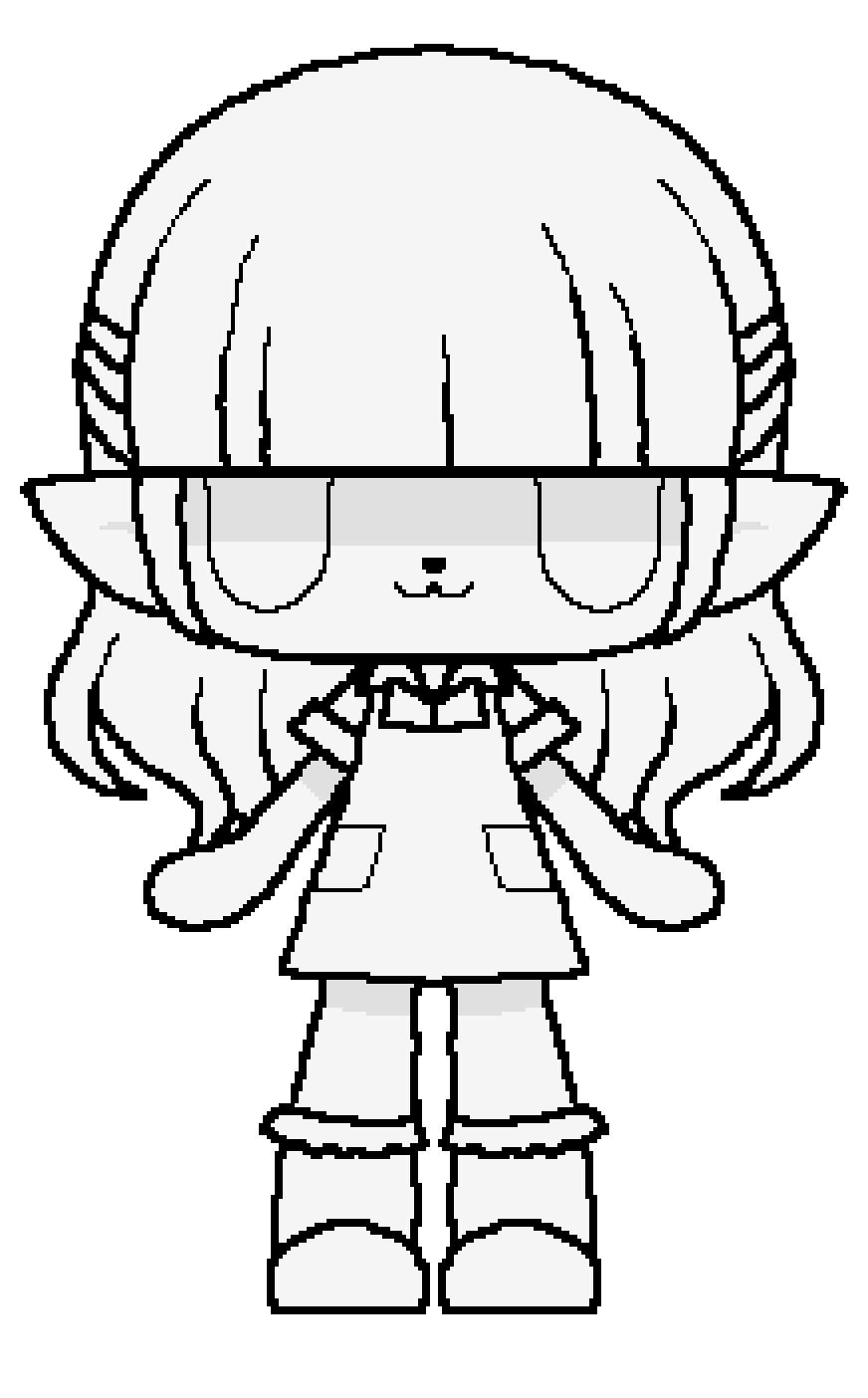 chibi draw base