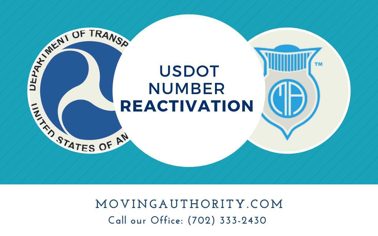 Please How Can I Reactivate My USDOT Number Moving Authority