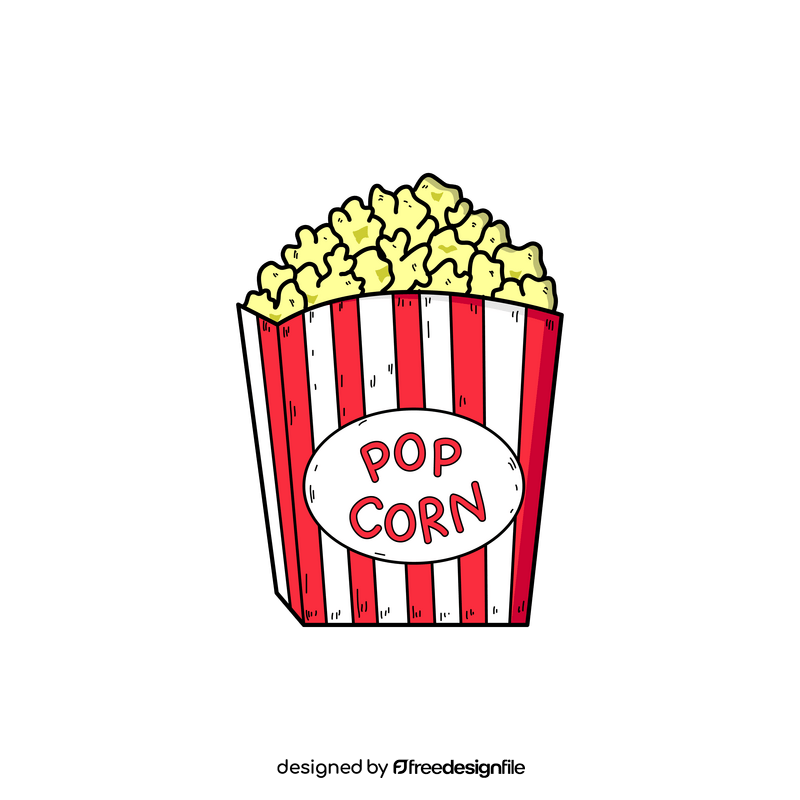 Popcorn Carnival Drawing Clipart Free Download