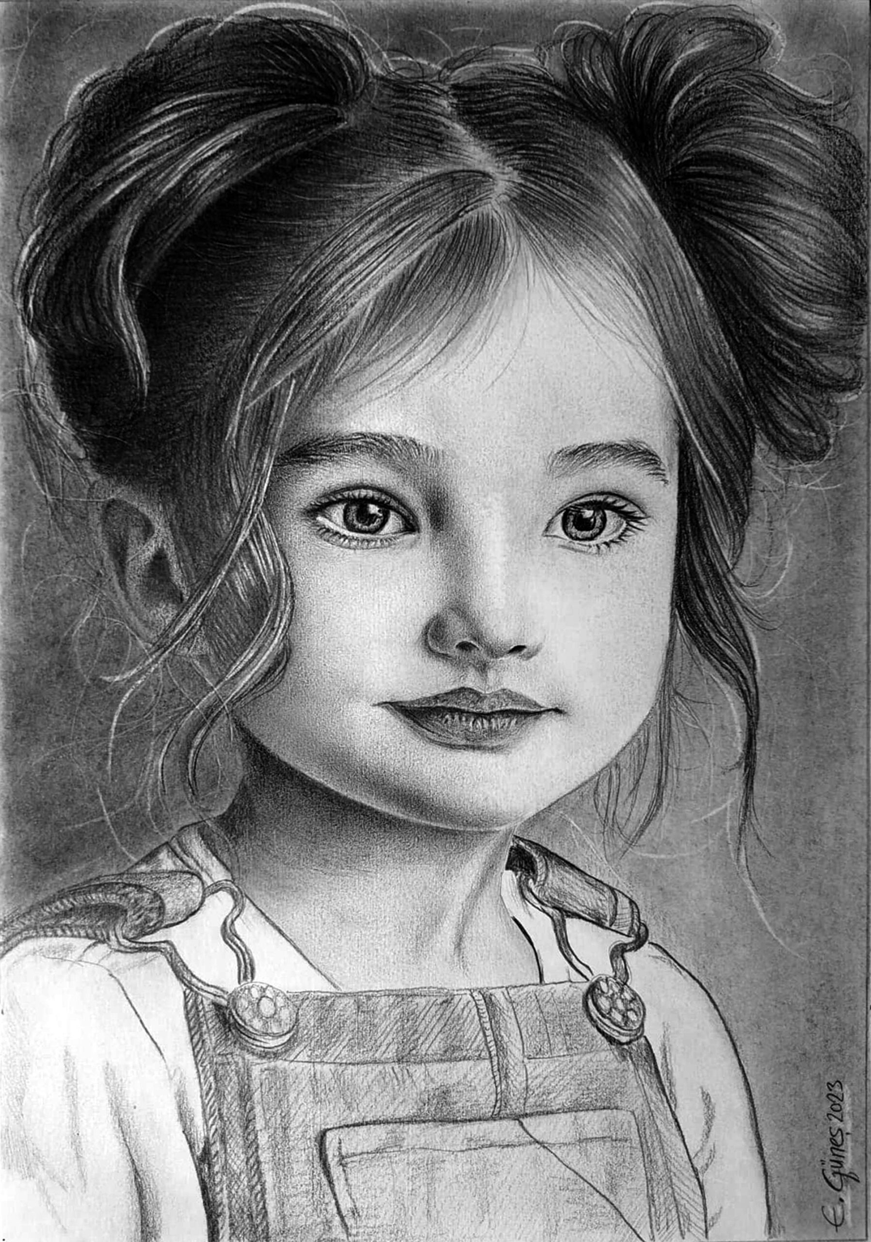 Portrait From Photo Pencil Drawing Custom Pencil Portrait 
