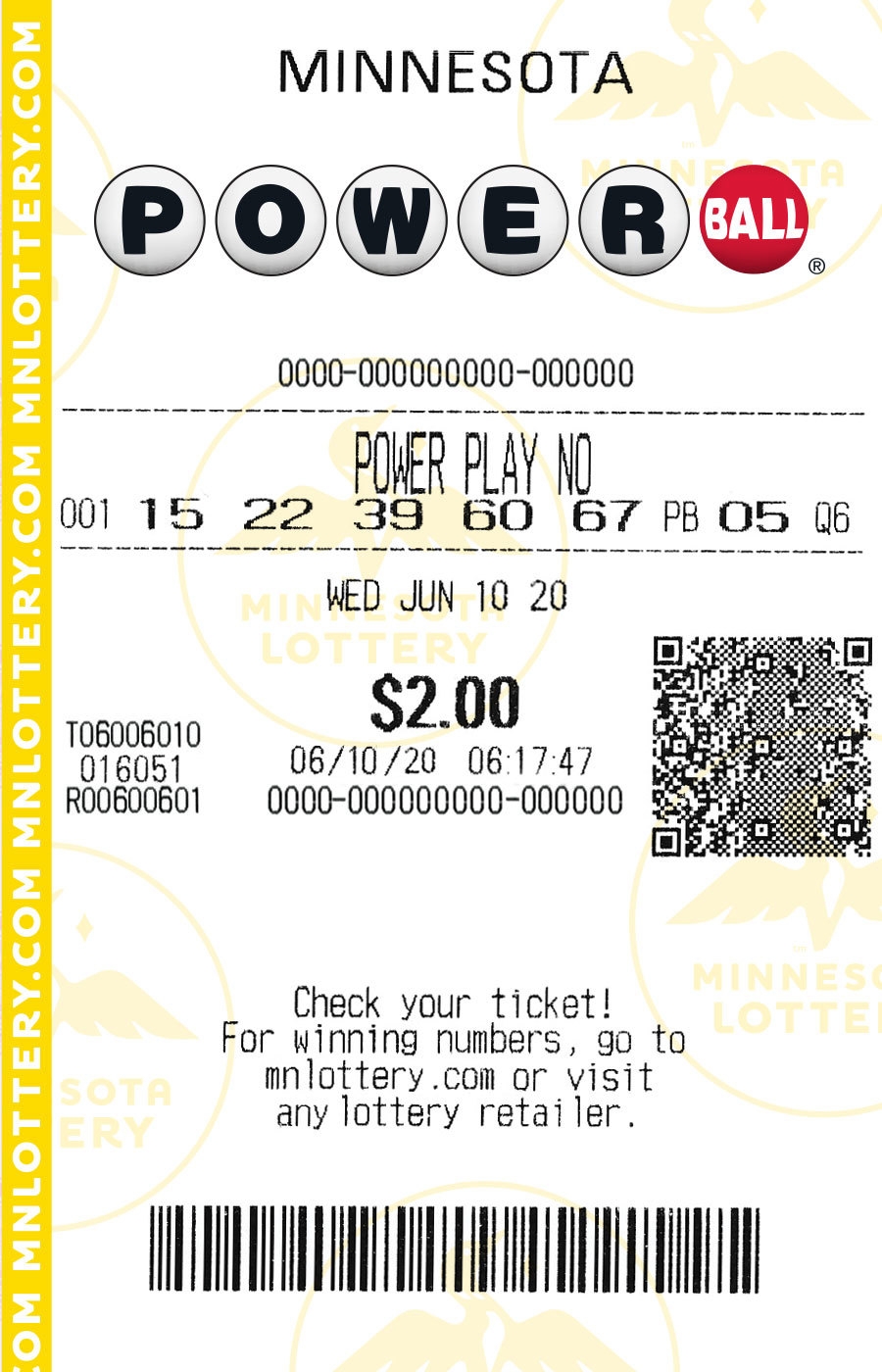 Powerball Minnesota Lottery