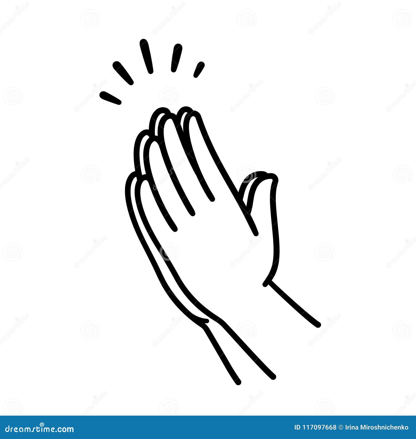 draw praying hands
