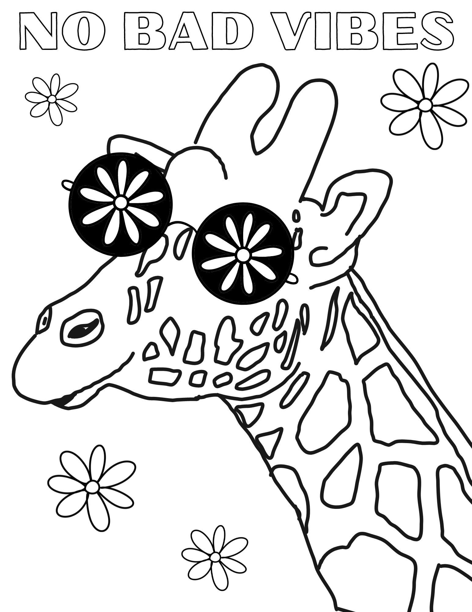 preppy summer coloring pages