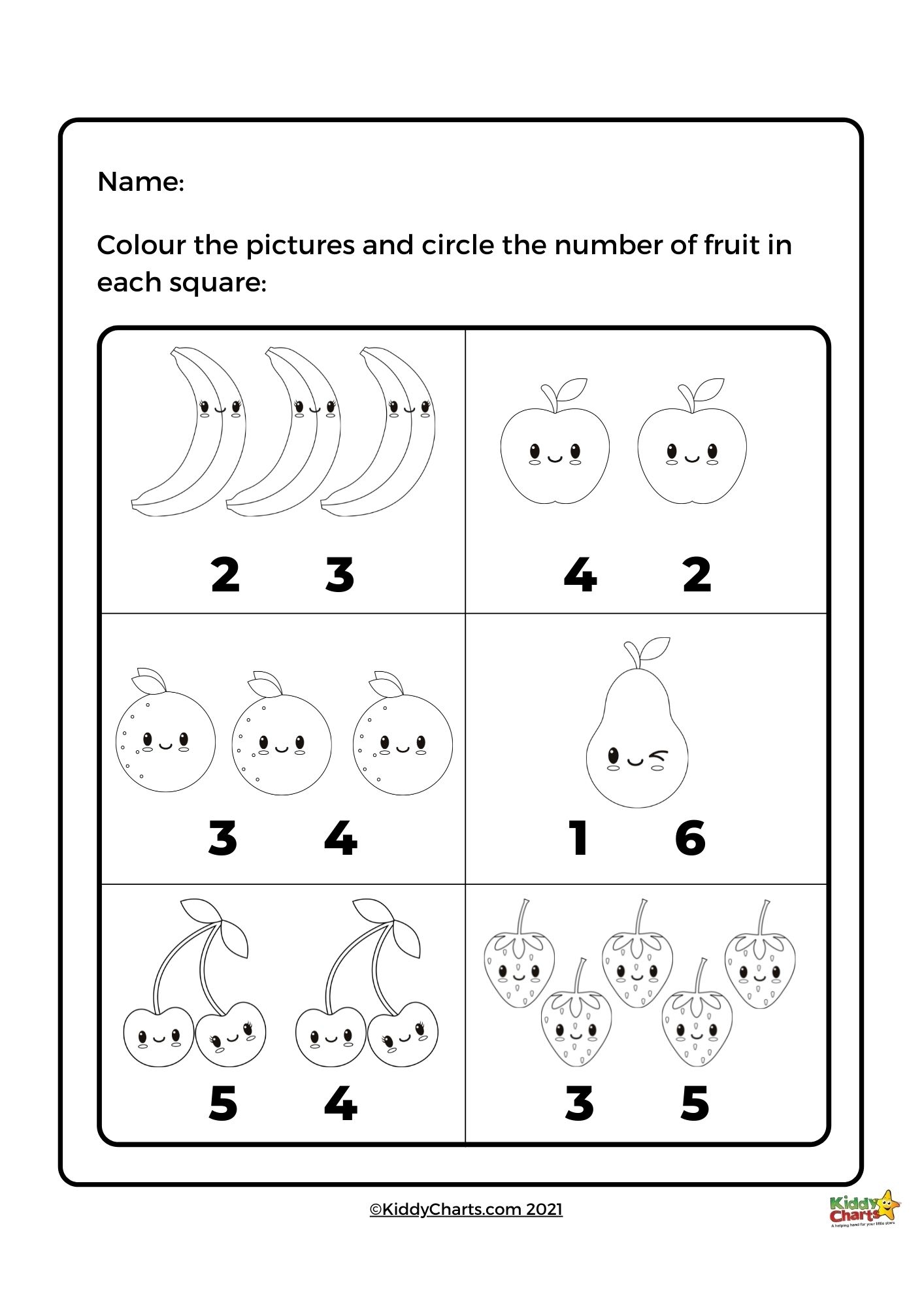 preschool math sheets