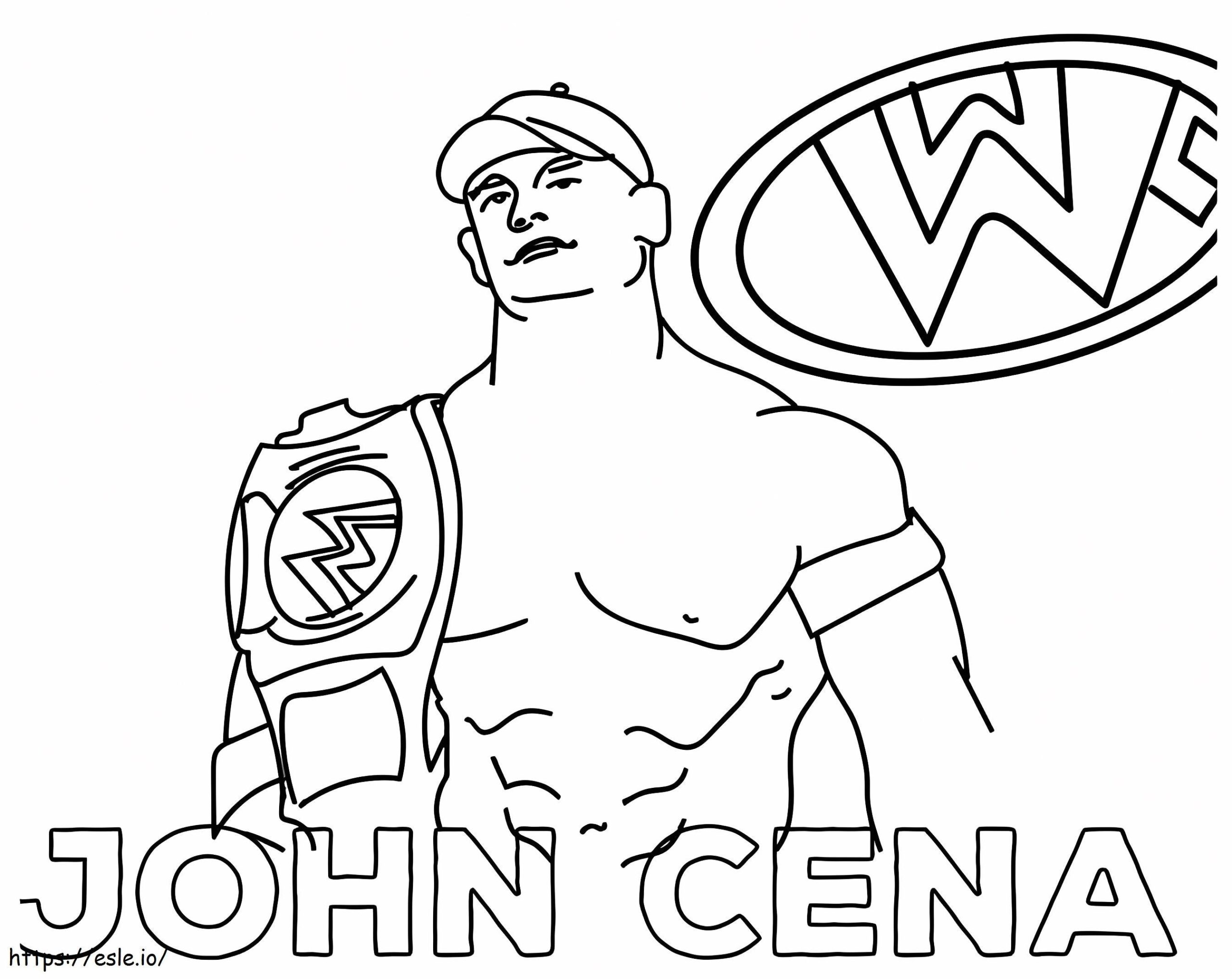 john cena coloring sheets