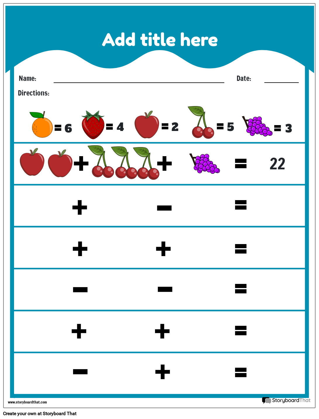 Printable Math Games Worksheets By Storyboard That In 2025