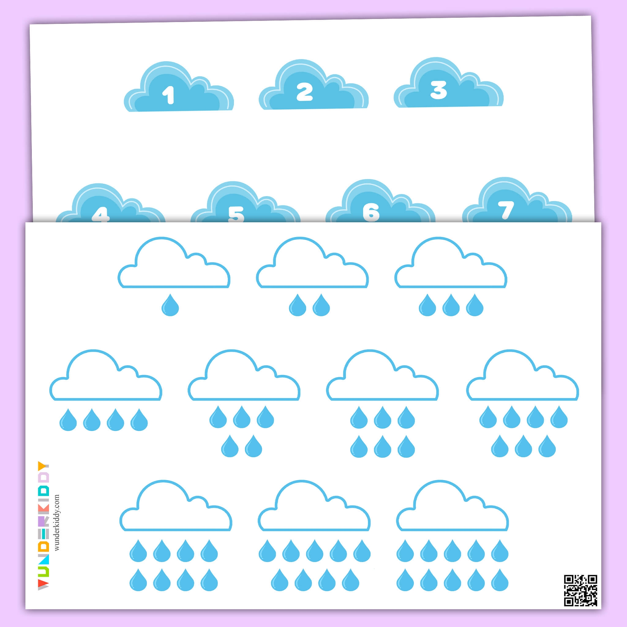 free printable pictures of raindrops