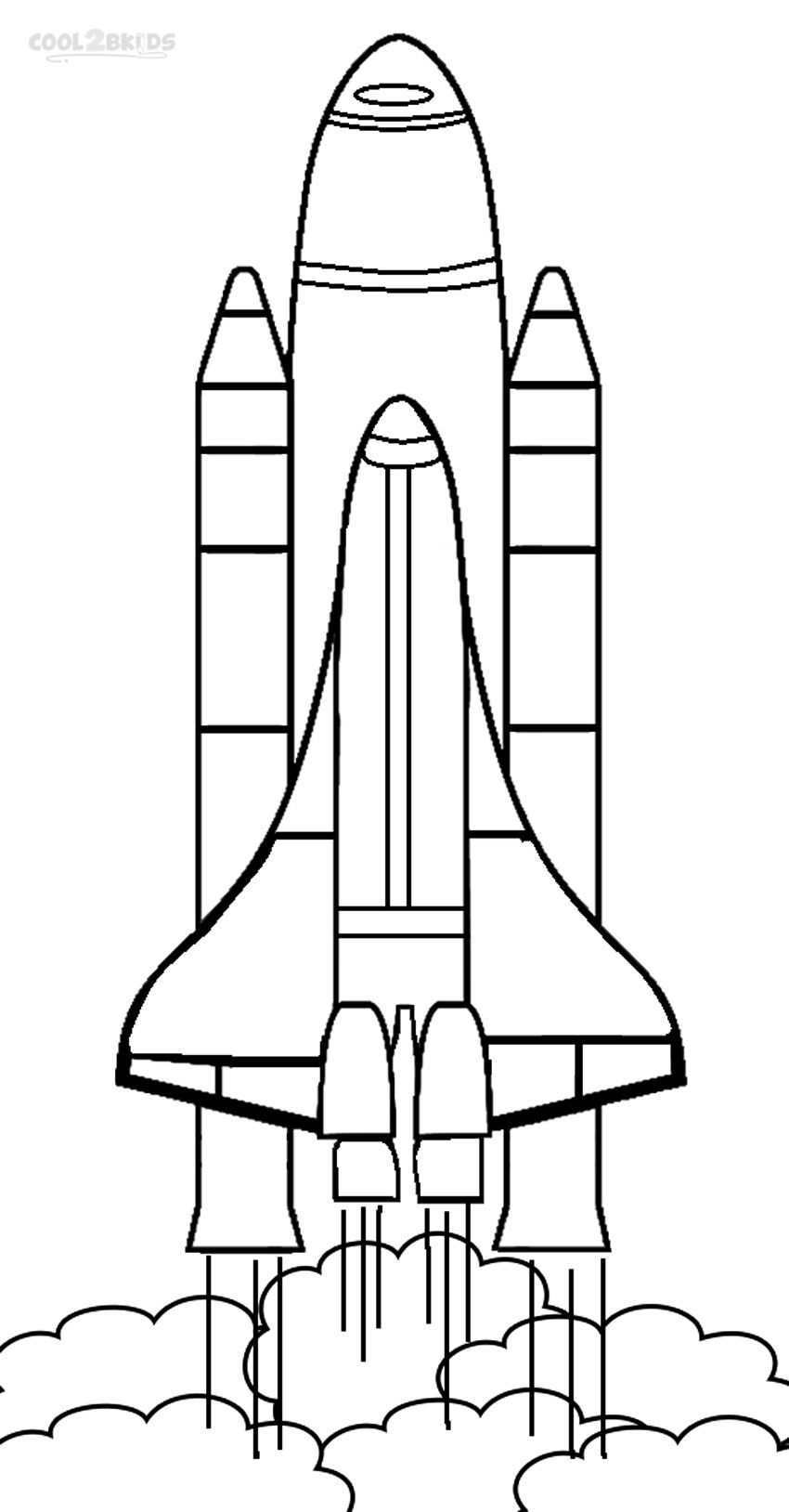 Printable Rocket Ship Coloring Pages For Kids Worksheets Library