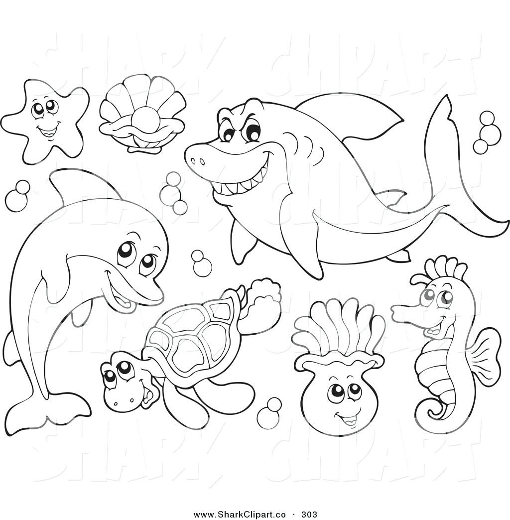 Printable Sea Animals Printable Party Favors