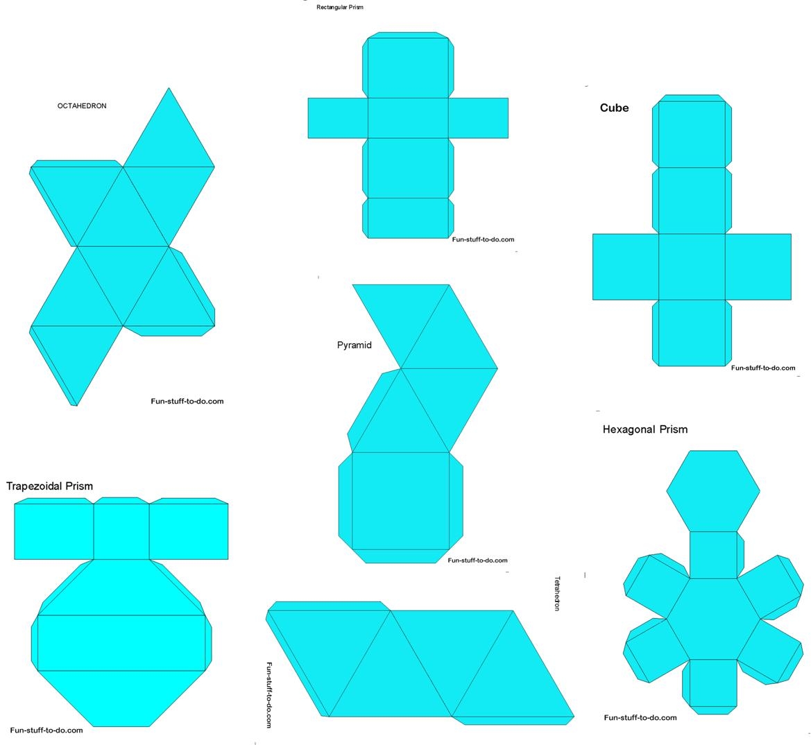 free printable shapes templates