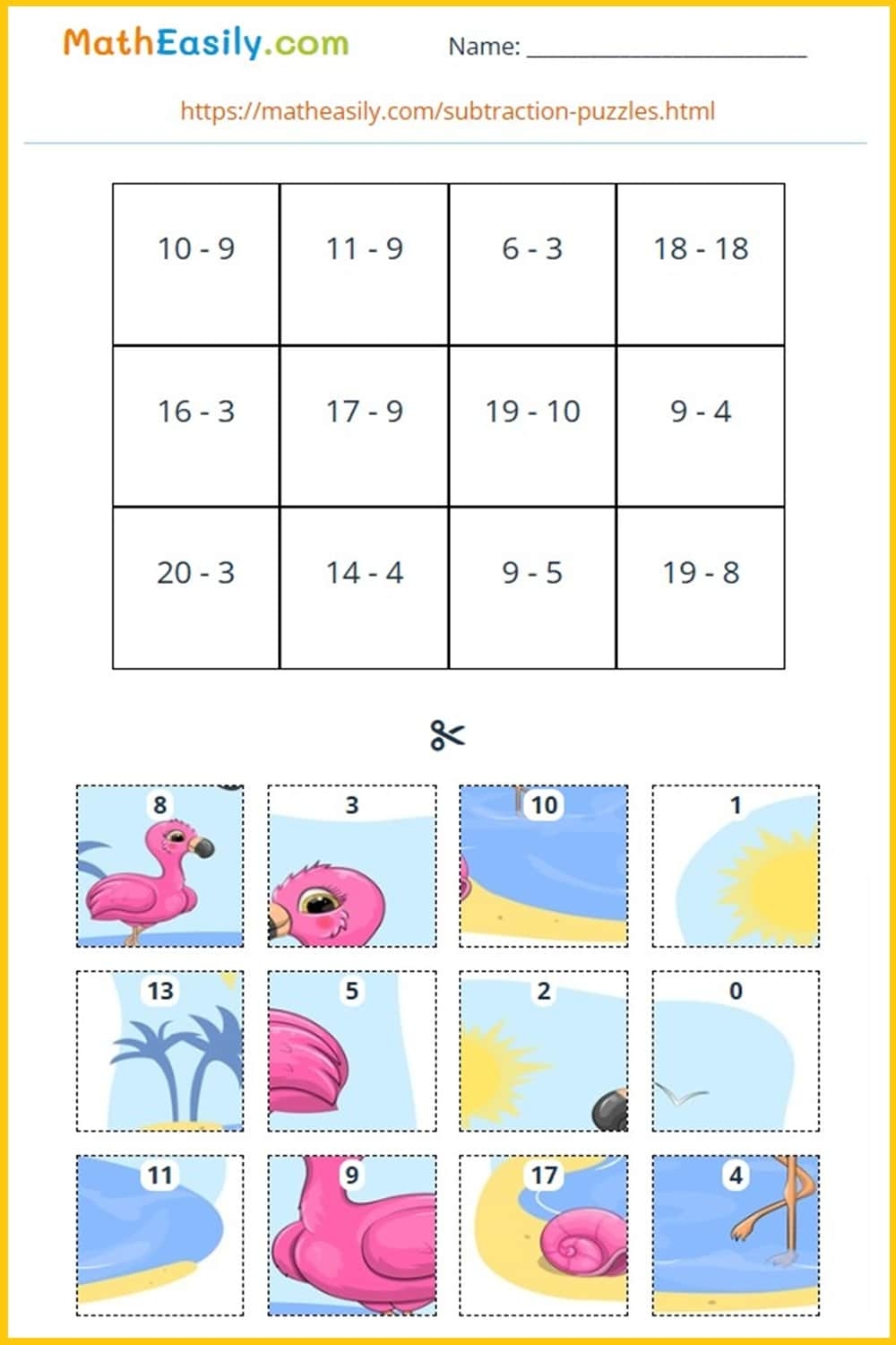 summer math sheets