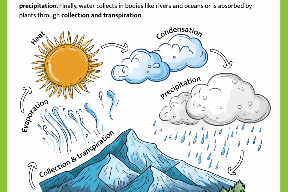Printable Water Cycle Worksheet For Kids SKOOLGO