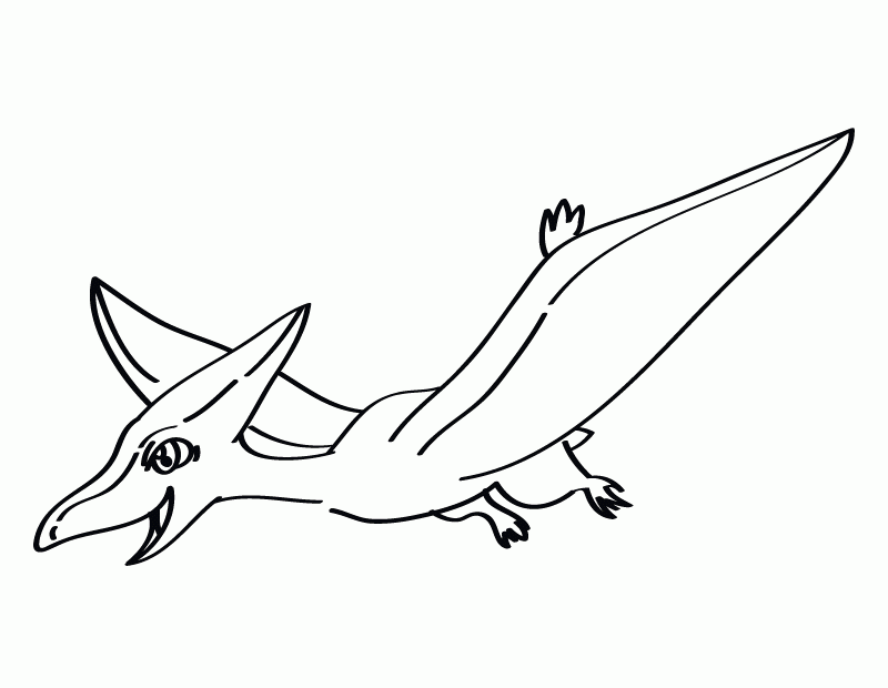 Pterodactyl Coloring Page A Free Dinosaur Coloring Printable
