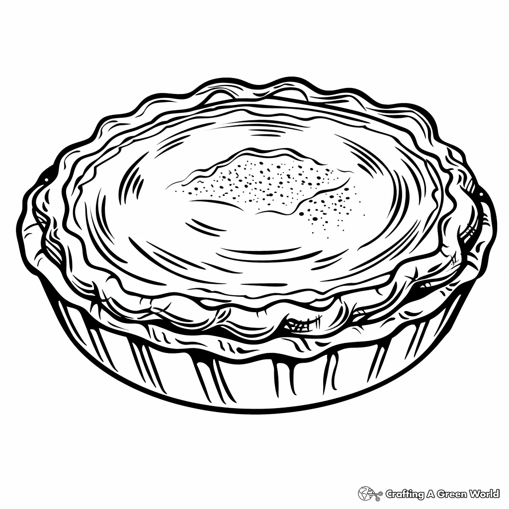 Pumpkin Pie Coloring Pages Free U0026 Printable 
