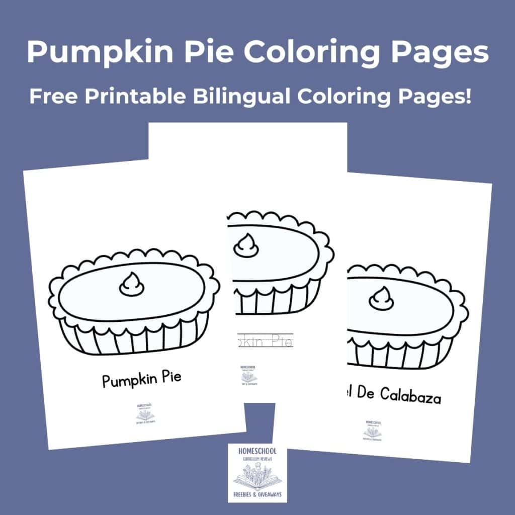 Pumpkin Pie Coloring Pages Pastel De Calabaza Para Colorear Homeschool Freebies And Giveaways