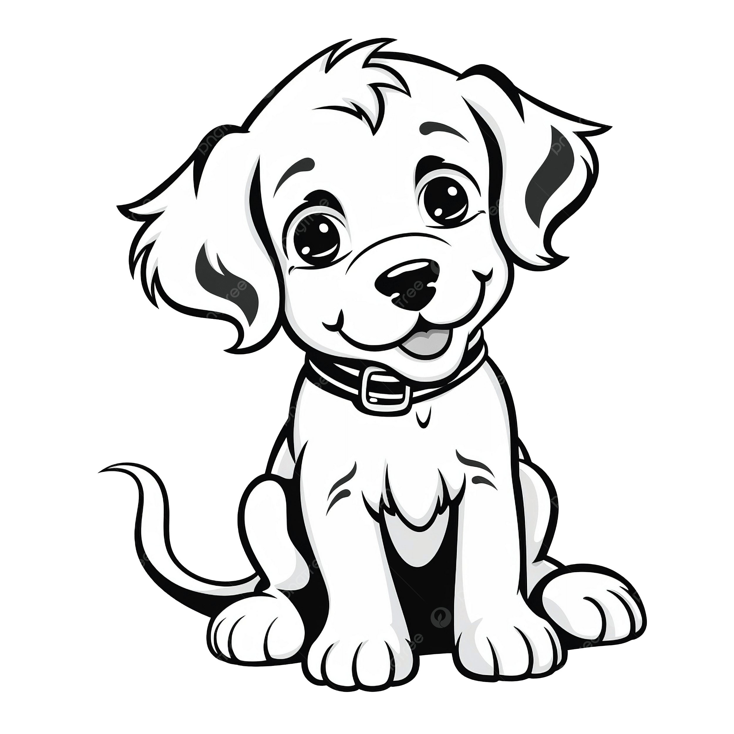 Puppy Dog Line Art Dog Pet Animal PNG Transparent Image And Clipart For Free Download