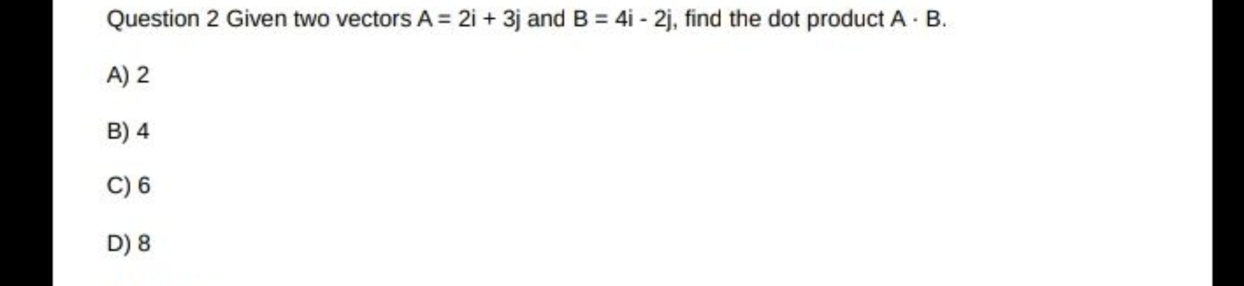 how to do dot product
