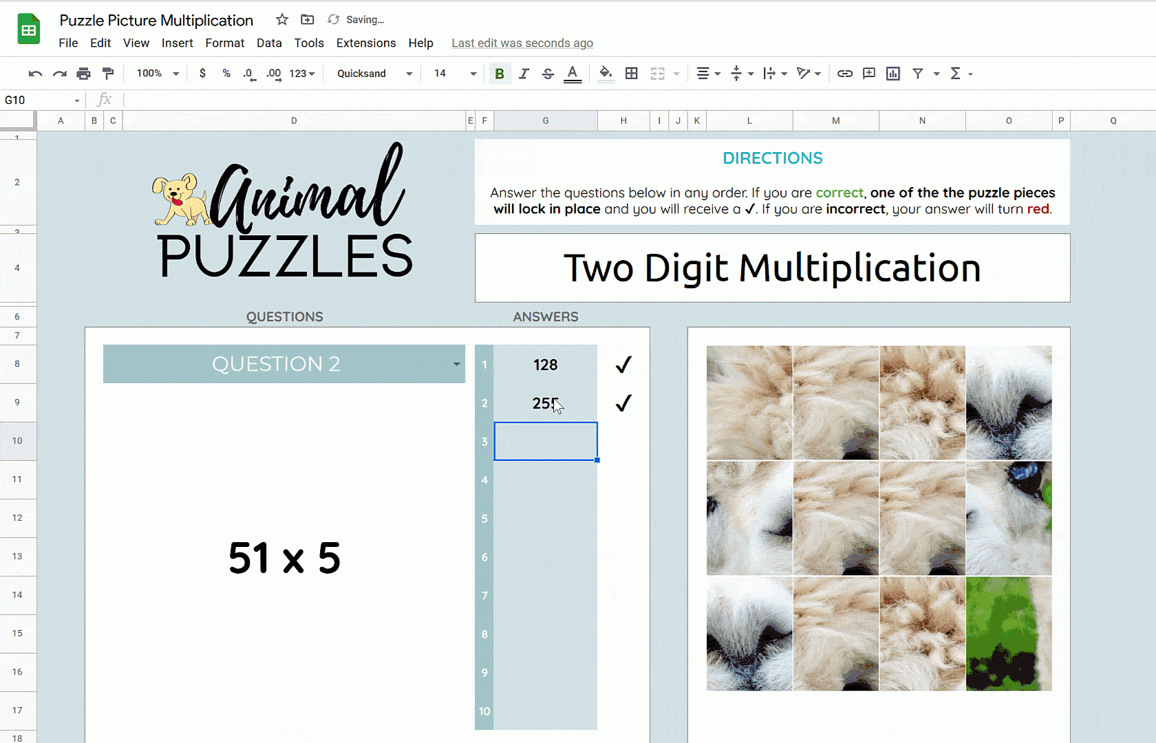Quick And Easy Google Sheets Math Activities Your Students Will Love